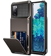 Vofolen for Galaxy S20 FE 5G Case Wallet Credit Card Holder 4-Card Slot Hidden Back Pocket Dual L...