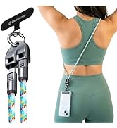ClutchLoop ChargeLoop 2-in-1 USB-C Charger & Phone Lanyard – 240W Fast Charging Cable for iPhone,...