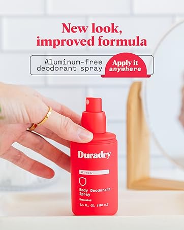 Body deodorant spray