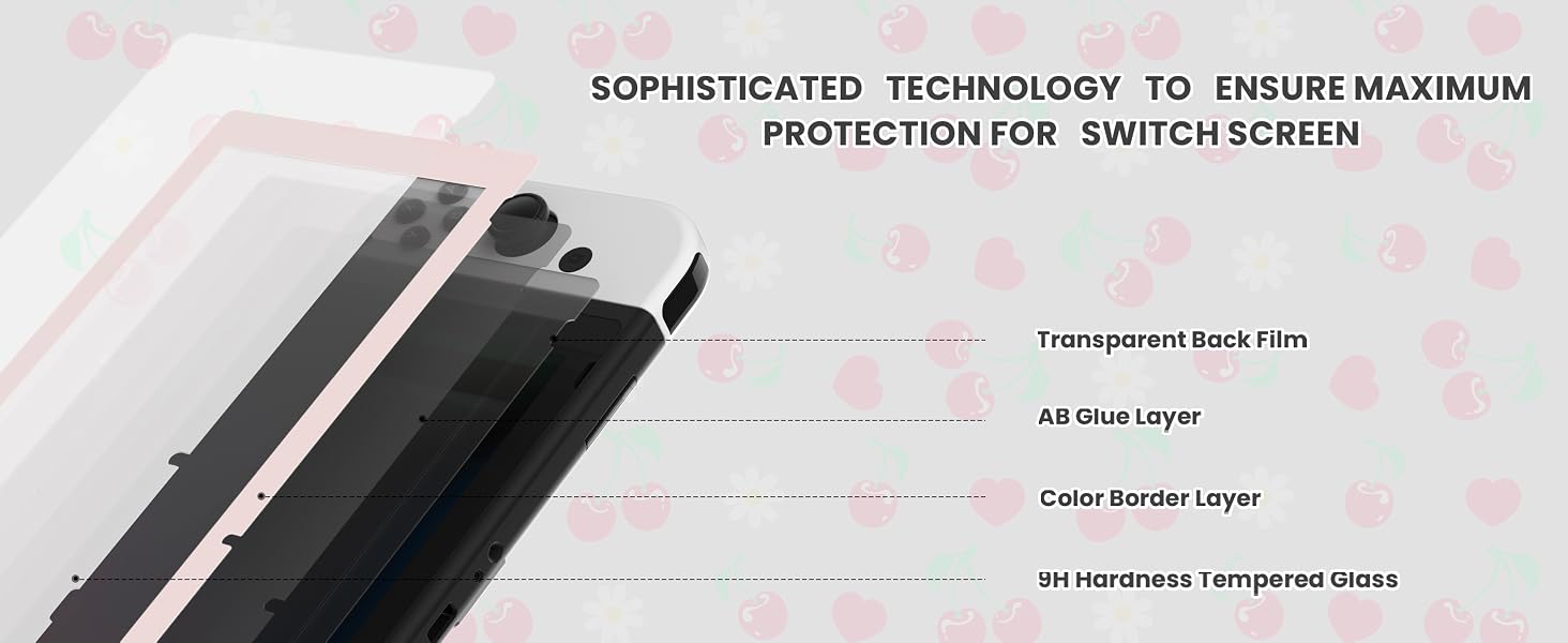 Tempered Glass Screen Protector for Nintendo Switch