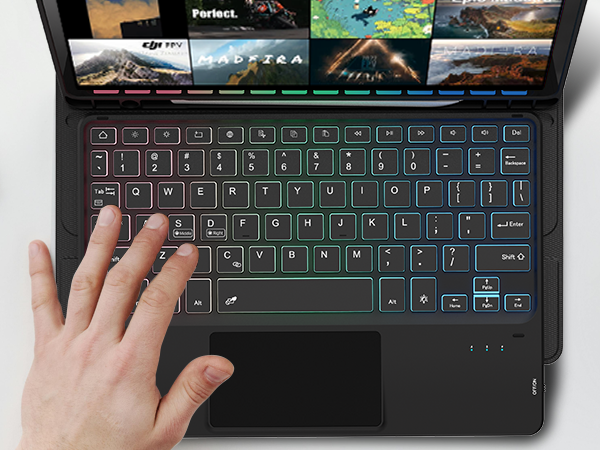 galaxy tab A11 Plus keyboard case with trackpad