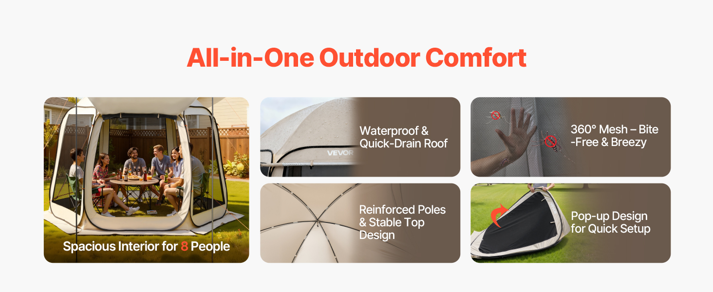 Screen house toutside bug balcony apartments screen house camping portable in porch single person