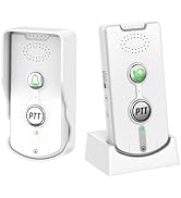 2 Way Doorbell Intercom for Home,Long Range Wireless Doorbell Intercom,One Button to Talk,3 Volum...