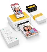 YOTON Photo Printer, Picture Printer with 108 Sheets (4"x6") & 2 Ink Ribbon, Support AR Video Pri...