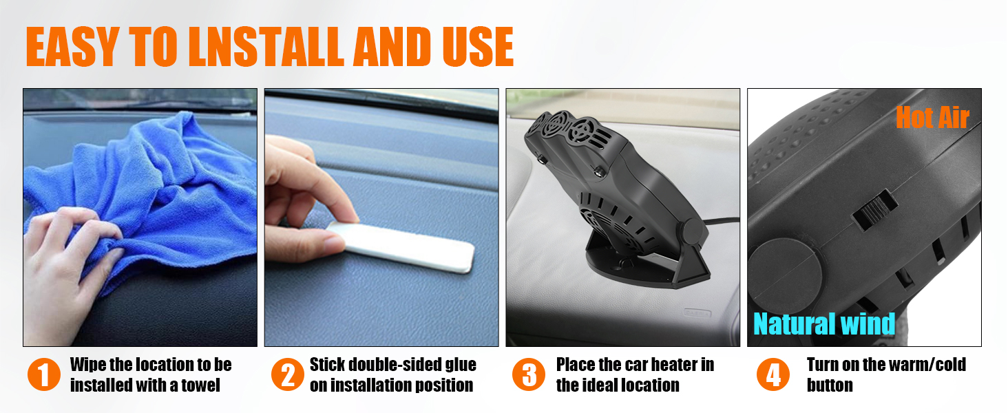 windshield defroster heater 12v