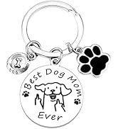 PLwelth Dog Mom Keychain Cat Mom Keychain Funny Mum Gift Keyring for Women Birthday Mother’s Day ...