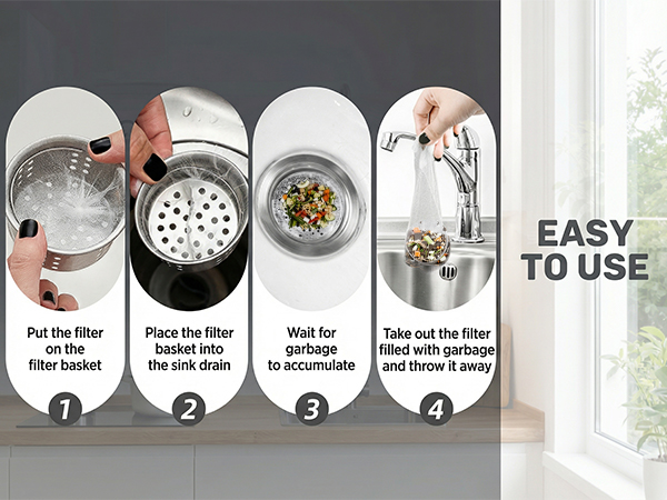disposable mesh sink strainer bags