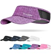 Sukeen Sports Sun Visor Men Women Lightweight Portable Cooling Stretchy Visor Hat for Running, Go...