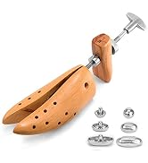 HOUNDSBAY Bulldog Premium Professional 2-way Wooden Shoe Stretcher for Men & Women, Shoe Widener ...