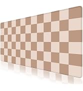 Big Desk Pad Mouse Pad, Large Gaming Mouse Mat with Stitched Edges, Non-Slip Waterproof Rubber Ba...
