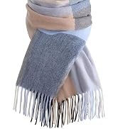Trifabricy Winter Scarfs for Women, Cashmere Feel Plaid Scarf, Long Blanket Scarf, Winter/Fall Pa...