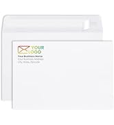 6x9 Custom Printed Booklet Envelopes - 500 Pack - Peel and Seal, Customized with your Address and...