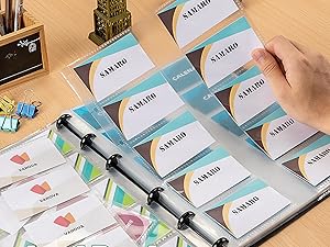 Business Name Card Book Holder