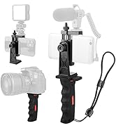 Phone Vlogging Holder,Cell Phone Camera Handle Grip Stabilizer,Ergonomic Phone Video Stabilizer,H...