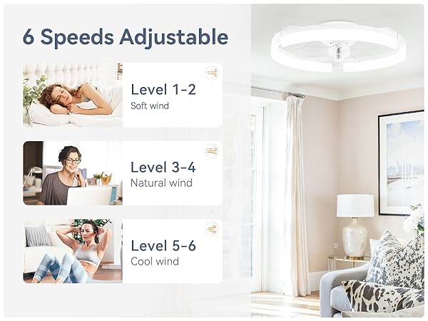 low profile ceiling fan with light