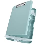 Hongri Plastic Clipboard with Storage, Folder Nursing Clipboard Side Opening, Heavy Duty Clips, S...