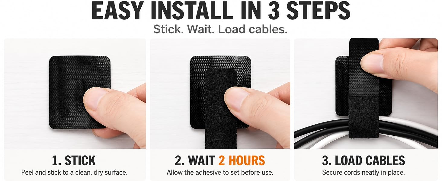 Cable Management Strips