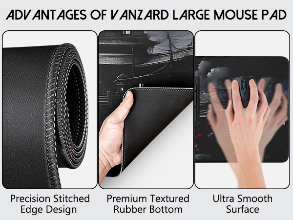 Advantages of Vanzard Large Mouse Pad