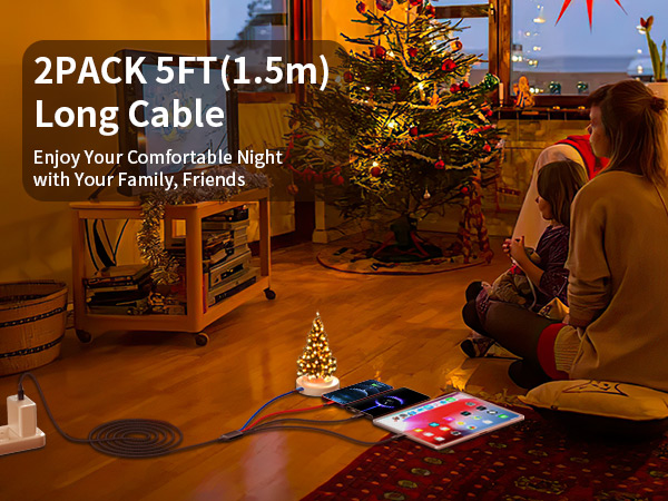 usb c 4 in 1 multi charging cable