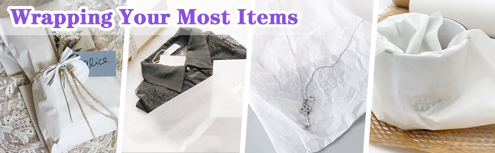 white tissue paper