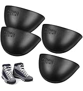 DOITOOL Anti-Smash Safety Toe Caps : 2 Pairs Steel Toe Shoe Protectors for Work Boots Black Iron ...