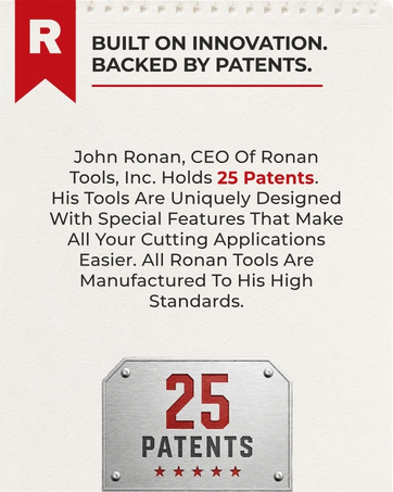 Built on Innovation. Backed by patents