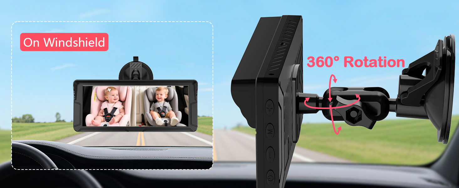 baby car monitor with camera