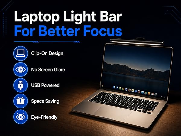 Laptop Monitor Light Bar