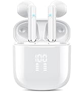 OYIB Wireless Earbuds, Bluetooth 5.3 Headphones with 4-Mics ENC Clear Call, Bluetooth Earbuds Tou...