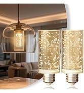 JandCase LED Bulb,5W,3000K,500LM Dimmable E26 Acrylic Bubble Bulb with Ceramic Base, Suitable for...