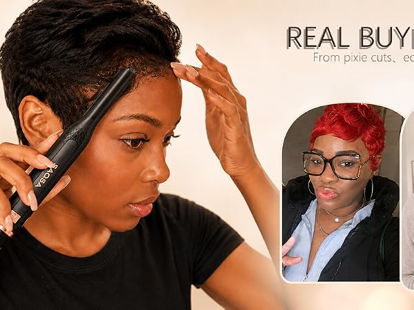 perfect for pixie cuts?edges and short hair