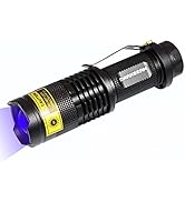 DARKBEAM UV 365nm Light Wood's lamp Blacklight Ultraviolet Flashlight LED Portable Mini Handheld ...