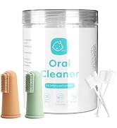 UHFi Baby Toothbrush Finger Toothbrush Oral Cleaner Kit with 5PCS Baby Tongue Cleaner Toddler Sil...