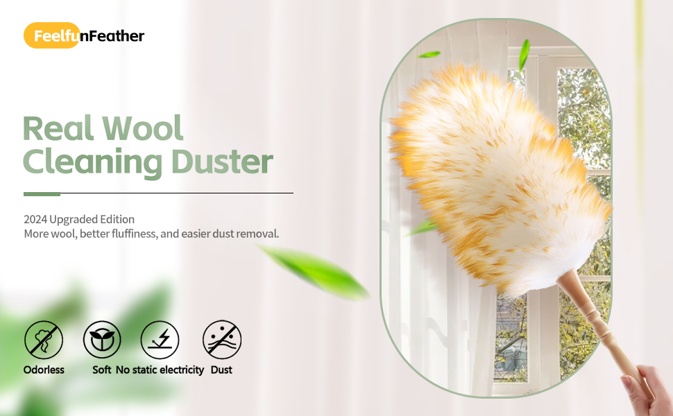 Pure Lambs Wool Duster