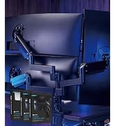 ULTRARM Heavy Duty Triple Monitor Arm for Ultrawide Monitors up to 57