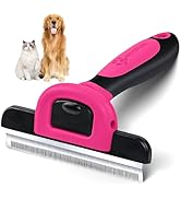 MIU COLOR Pet Grooming Brush, Deshedding Tool for Dogs & Cats, Effectively Reduces Shedding by up...