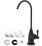 Hibbent Drinking Water Faucet for Bar Kitchen Sink, Lead-Free Water Filter Faucet Stainless Steel...
