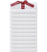 HOMEXCEL Hand Towels for Bathroom 12 Pack, Highly Absorbent Microfiber Towel for Bathroom, Gym, B...