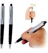 aoukoslt 2Pcs Electric Shock Pen Fun Joke to Friend Electric Shock Pencil Trick Prank Gag Gadget ...