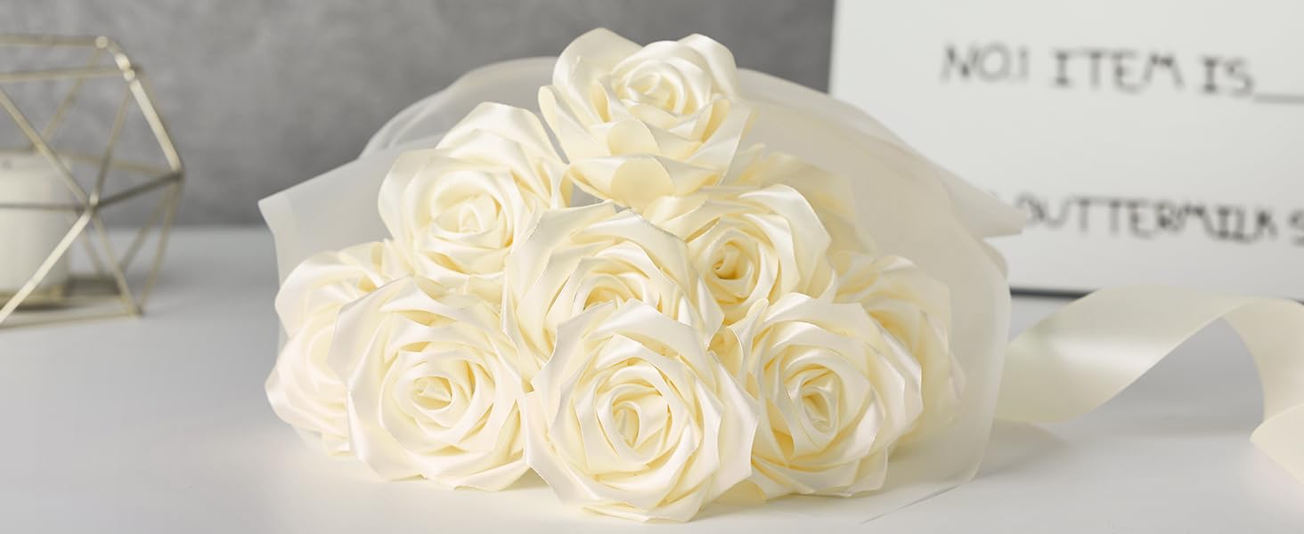 Ivory Satin Ribbon