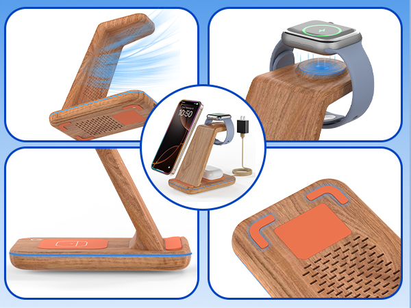 watch and phone charger