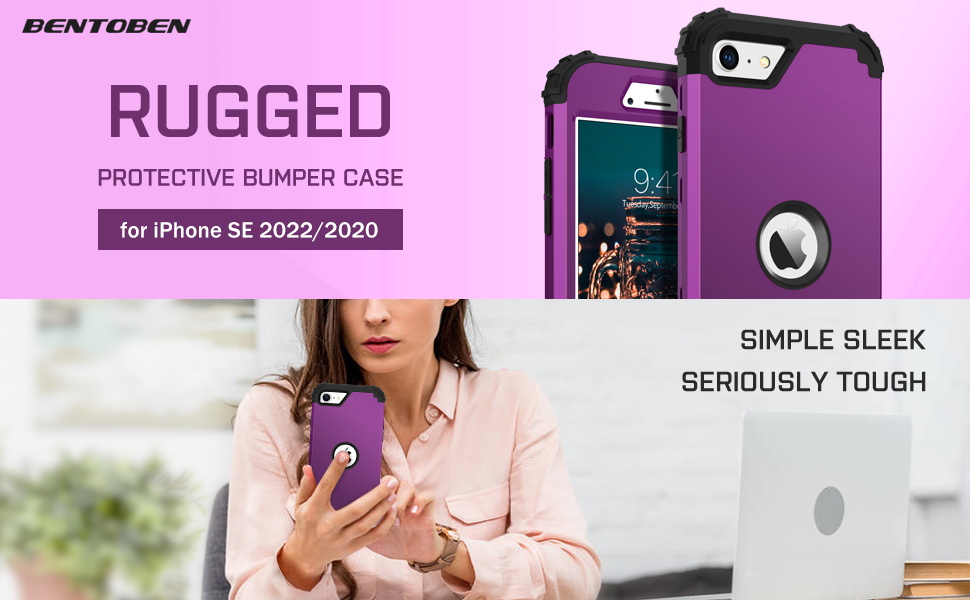 BENTOBEN Protective Case for iPhone SE 2022/2020