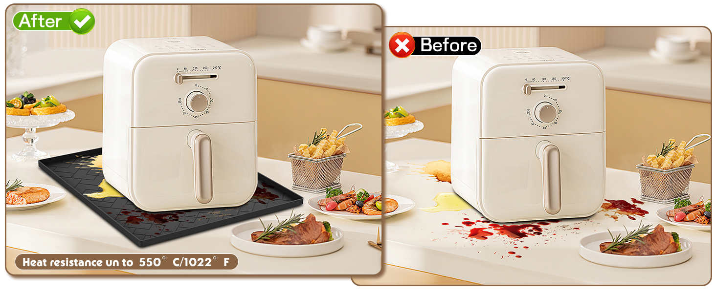 air fryer mat air fryer accessories air fryer mat for counter heat resistant air fryer stand