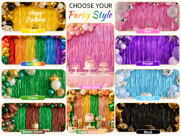 Tinsel Backdrop