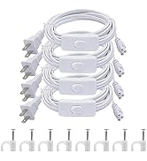SinLoon UL Listed 18AWG T5 T8 LED Wire Connector Power Cord LED Tube Power Extension Cord with on...