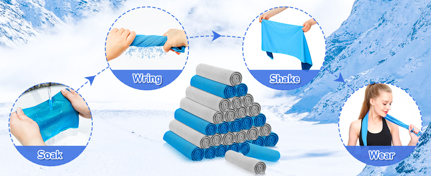 cooling towels for neck and face cooling towels for hot weather cooling towels bulk
