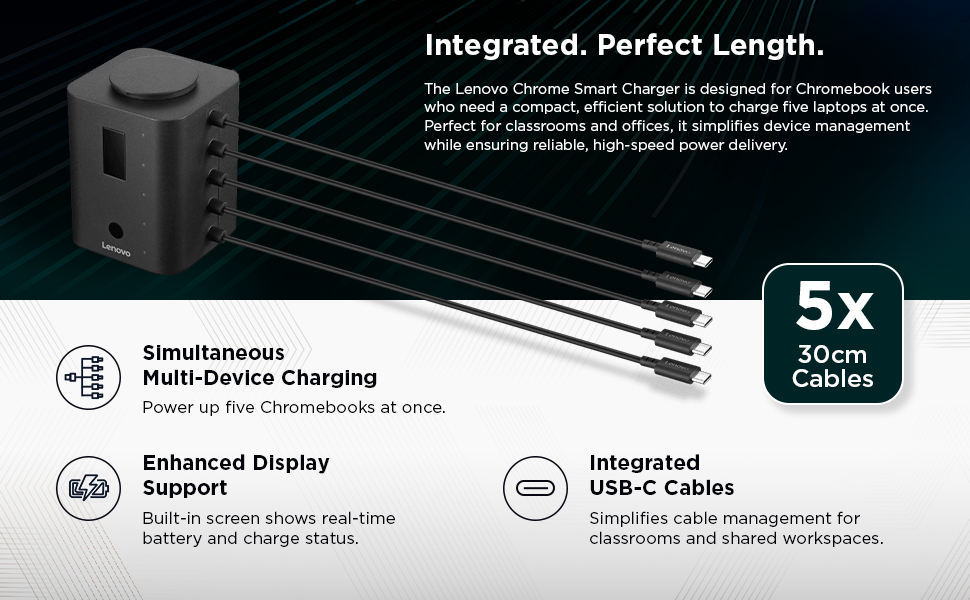 B0FH7MNXTQ Lenovo Chrome Smart Charger