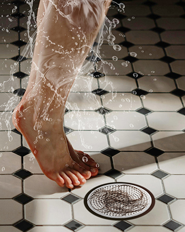 shower stall hair catcher