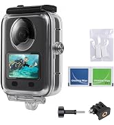 Walking Way Waterproof Case for DJI Osmo 360, Anti-Fog Touch-Screen Underwater Camera Housing, 45...