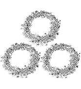 CCINEE 75 FT Star Tinsel Garlands with Wire, Christmas Star Wire Garland Decorations for Xmas Tre...